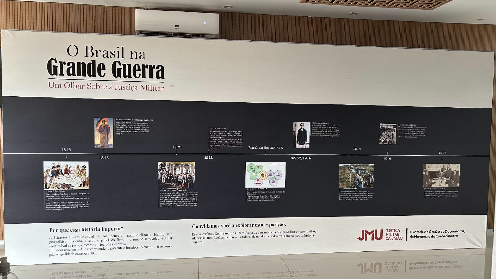 Exposição destaca participação da Marinha do Brasil na 1ª Guerra Mundial